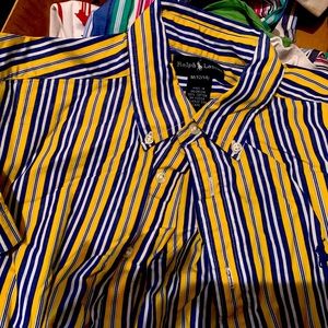 Ralph Lauren striped short sleeve shirt